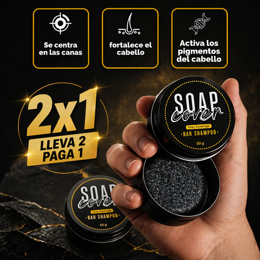 OFERTA ESPECIAL HOY (2x1) - Jabón BlackSoap | Anticanas Natural