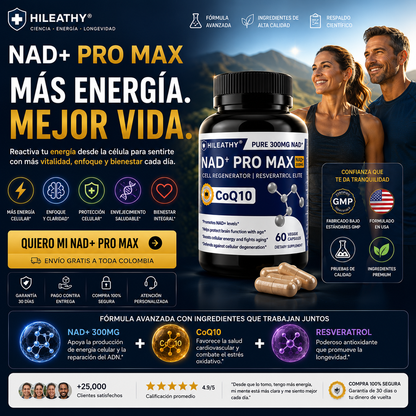 NAD+ PRO MAX | Ciencia Para Sentirte Más Joven