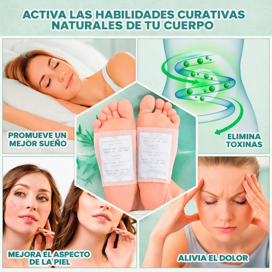 Parches Detox para Pies|Alivio, Frescura y Bienestar Mientras Dormís
