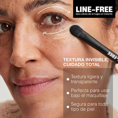 LINE-FREE | TENSOR TEMPORAL + BRUSH GRATIS| OJOS LIBRES DE ARRUGAS AL INSTANTE
