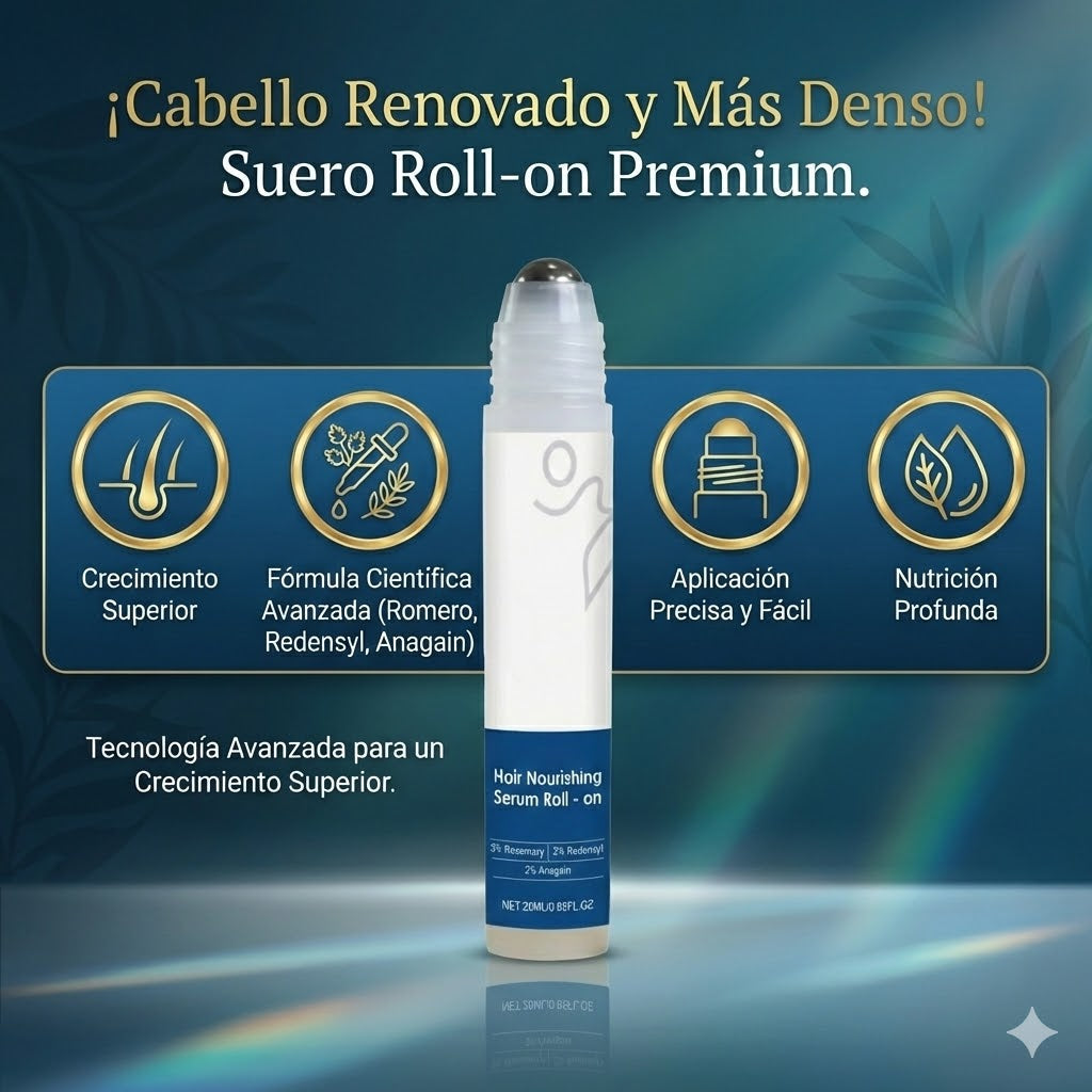 Sérum Capilar Bodywise™ Roll-On con Romero