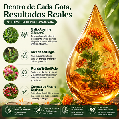 Lymphoria®|Poderosas Gotas de drenaje linfático