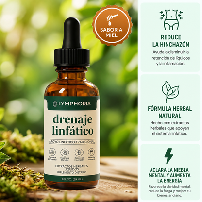 Lymphoria®|Poderosas Gotas de drenaje linfático