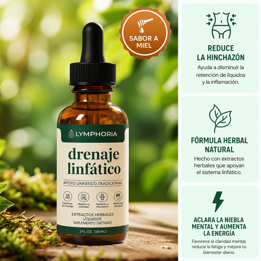 Lymphoria®|Poderosas Gotas de drenaje linfático