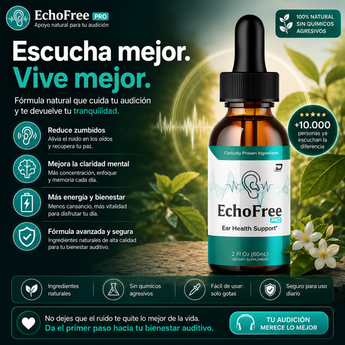 ALIVIO AUDITIVO NATURAL ECHOFREE RÁPIDO