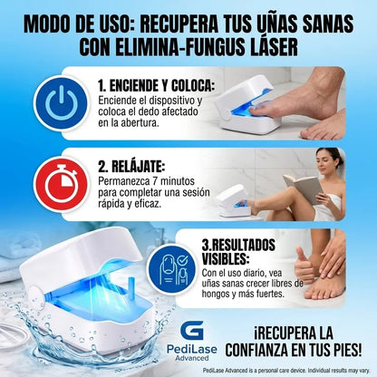 OFERTA ESPECIAL HOY (2x1) NailClear™ – Tratamiento Láser para Hongos